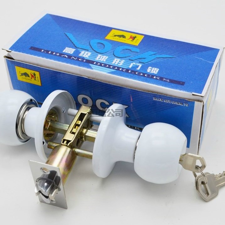立邦牌3067三柱式球形門(mén)鎖類(lèi)/塑鋼鋁合金三插門(mén)鎖噴白、亮光三插