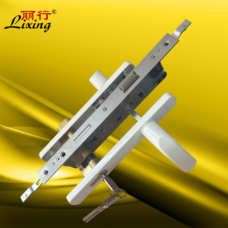 麗行牌多點(diǎn)斷橋門鎖【不銹鋼鎖體90銅鎖芯】